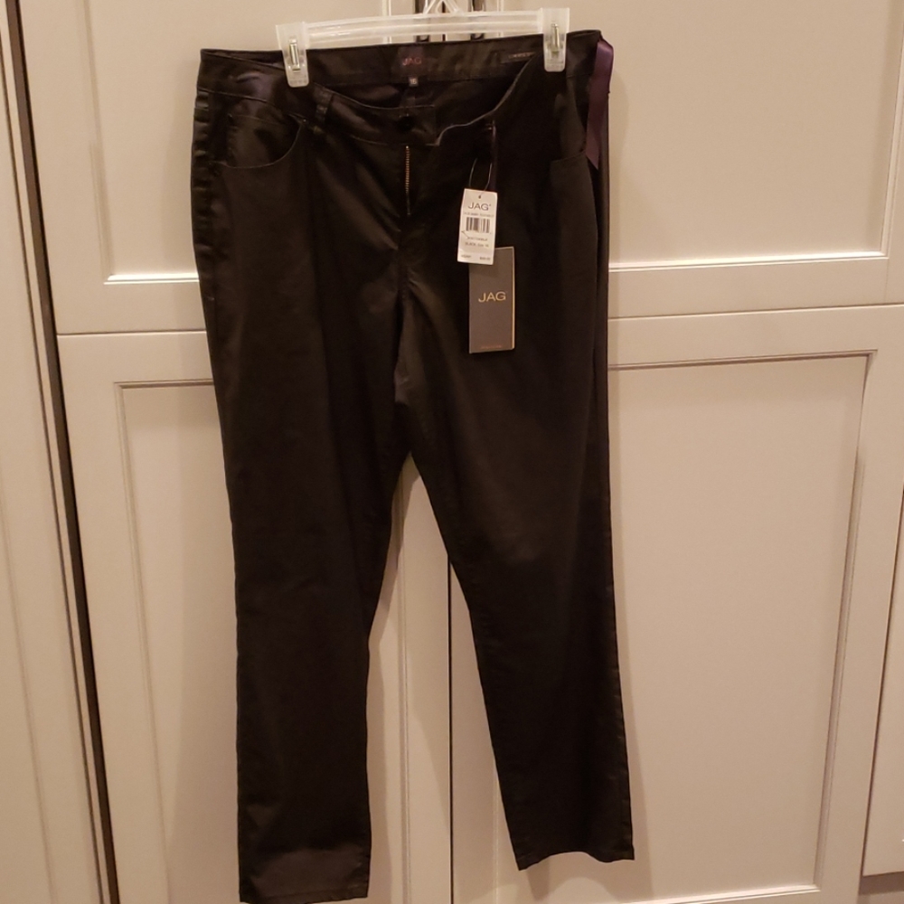 Black pleather pants